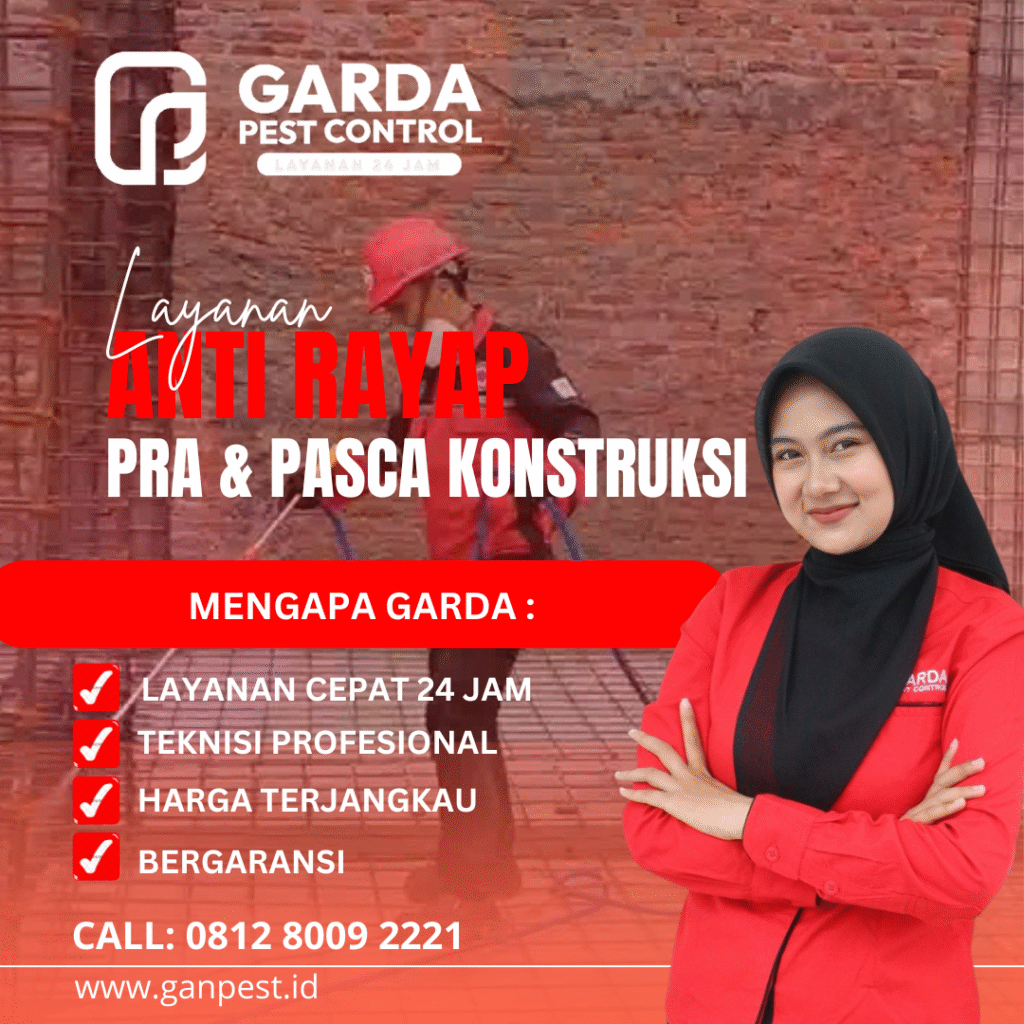 Spesialis Basmi Rayap di Tangerang Garansi Hingga 5 Tahun