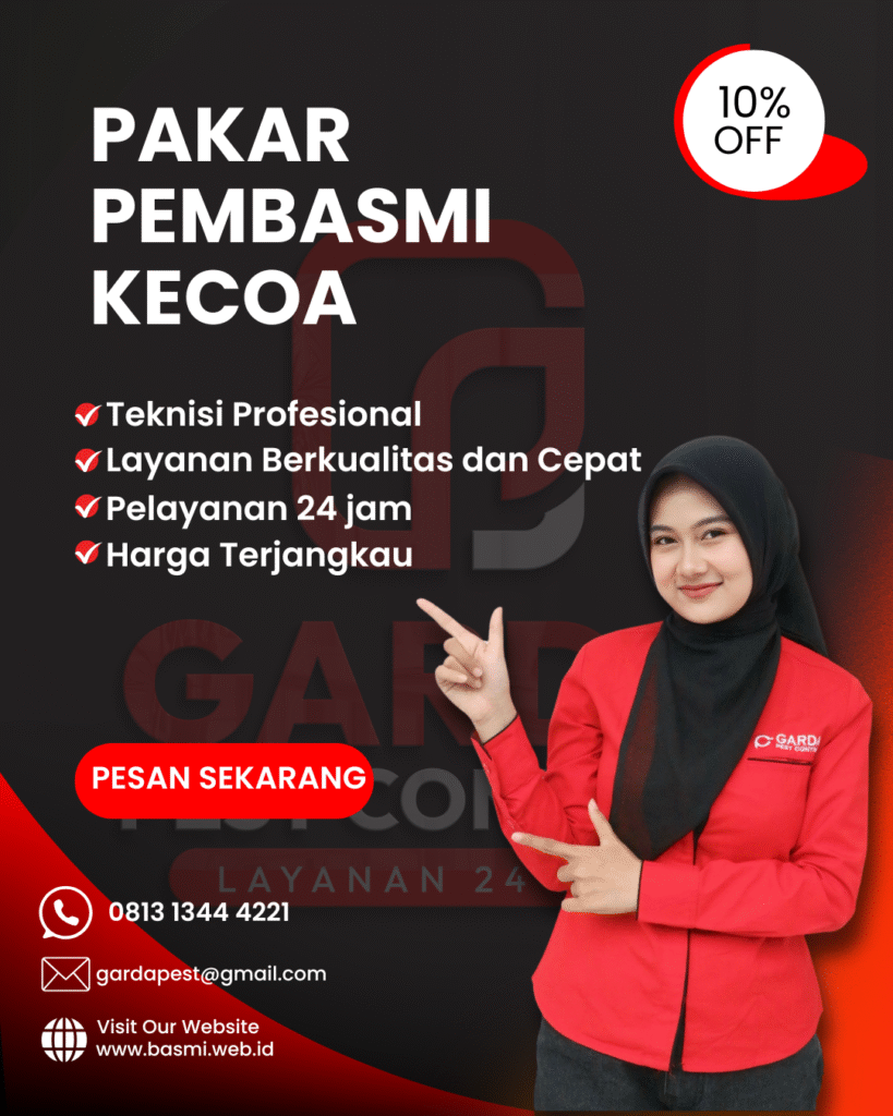 Pakar Pembasmi Kecoa Berkualitas 24 Jam