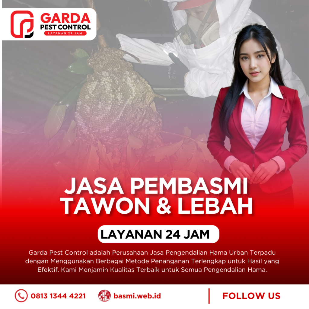 Jasa Pembasmi Tawon Terdekat