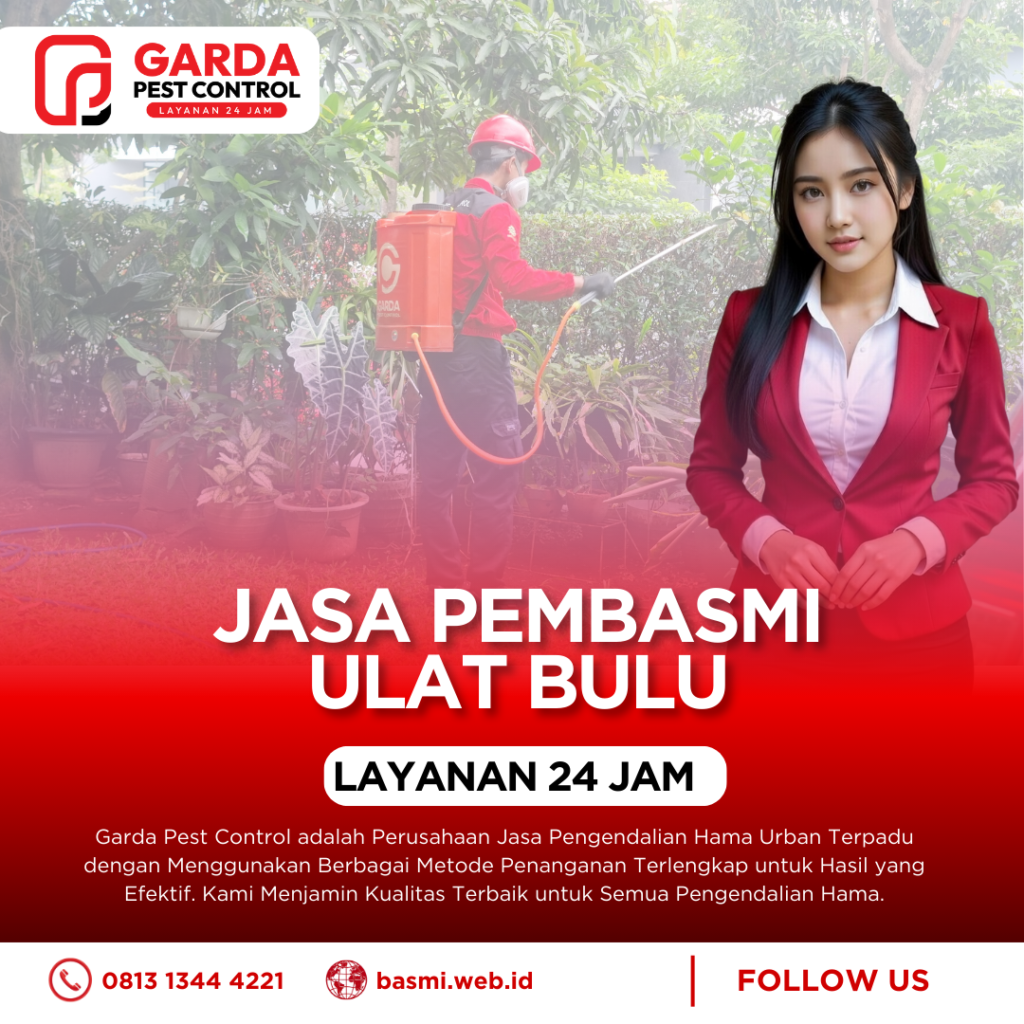 Jasa Pembasmi Ulat Bulu di Pohon Terdekat