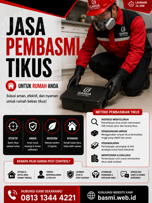 Jasa Pembasmi Tikus Terpercaya di Surabaya Paling Ampuh dan Efektif