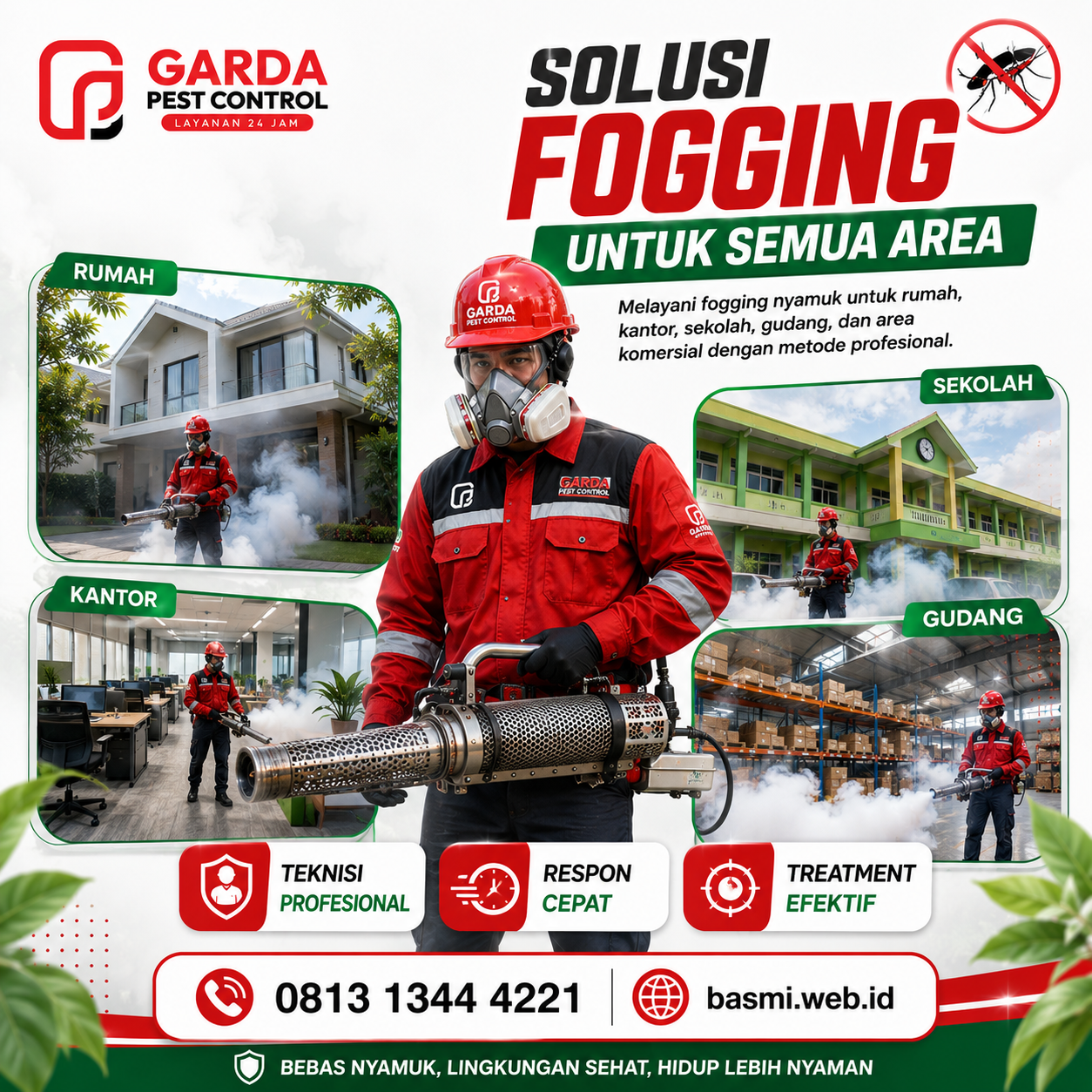 Pest Control Alhi Fogging Nyamuk di Cimahi: Mengusir Nyamuk Tuntas Bersama Basmi Hama Urban