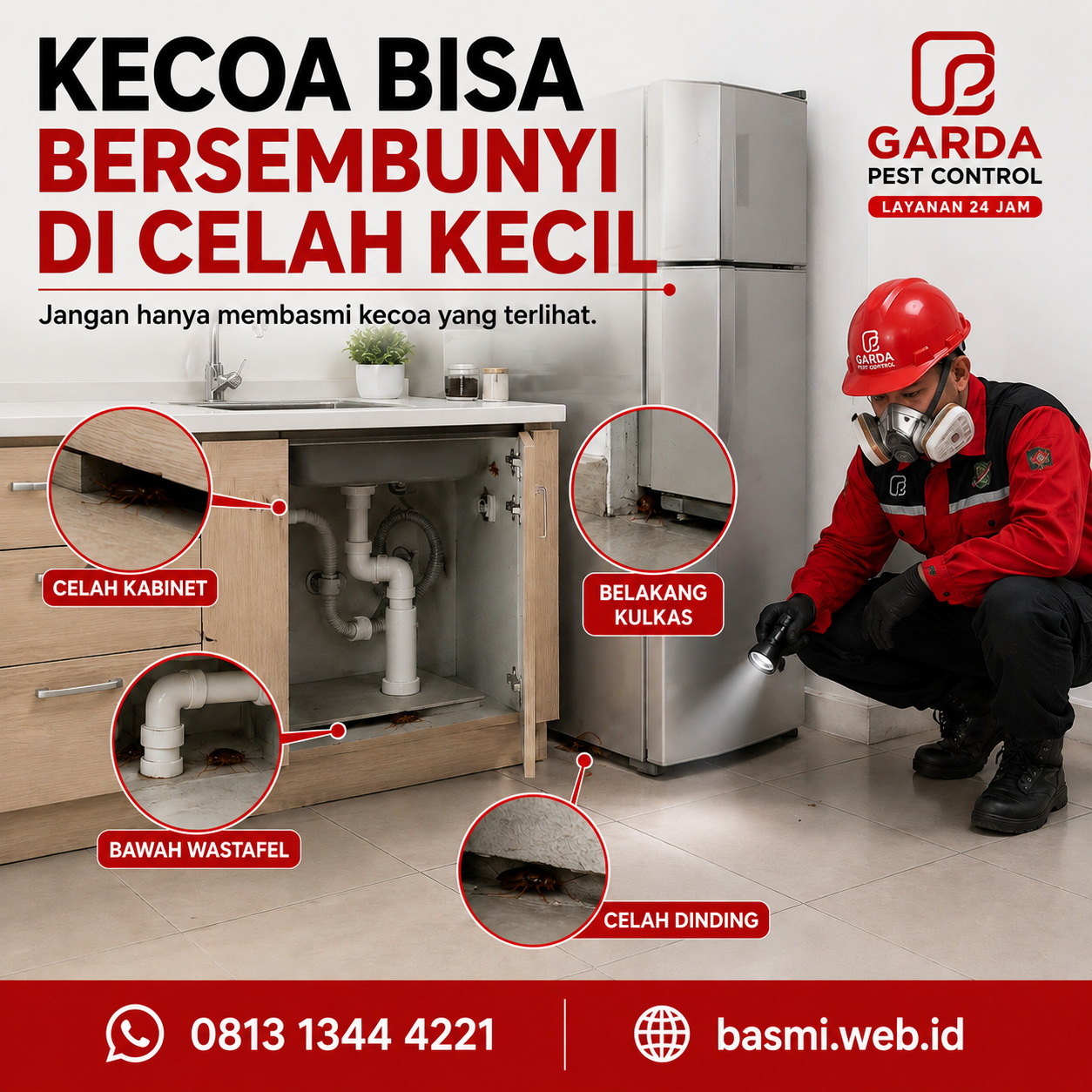 Rincian Harga Jasa Pembasmi Kecoa di Cimahi dan Panduan Biaya Lengkap